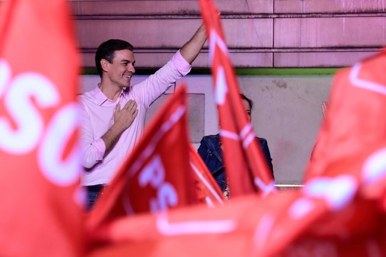 Espagne: Sanchez remporte les élections marquées par l&rsquo;émergence de l&rsquo;extrême droite