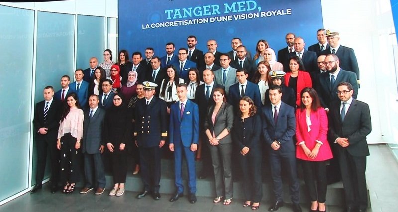 Son Altesse Royale le Prince Héritier Moulay El Hassan a représenté, Sa Majesté le Roi Mohammed VI,  à l&rsquo;inauguration du nouveau port Tanger Med II