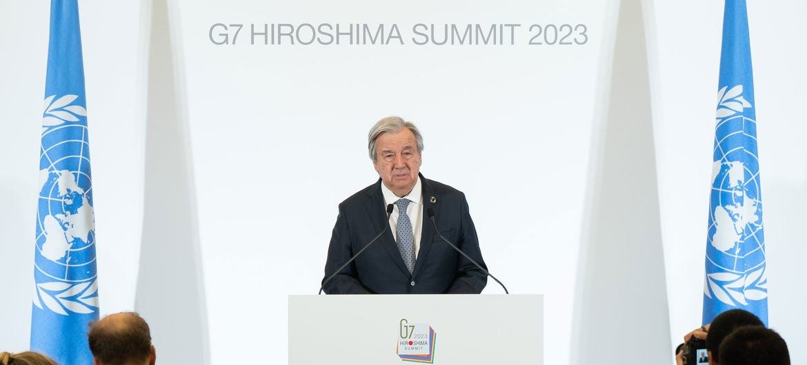 Les pays du G7 devraient faire preuve de leadership mondial et de solidarité, déclare António Guterres