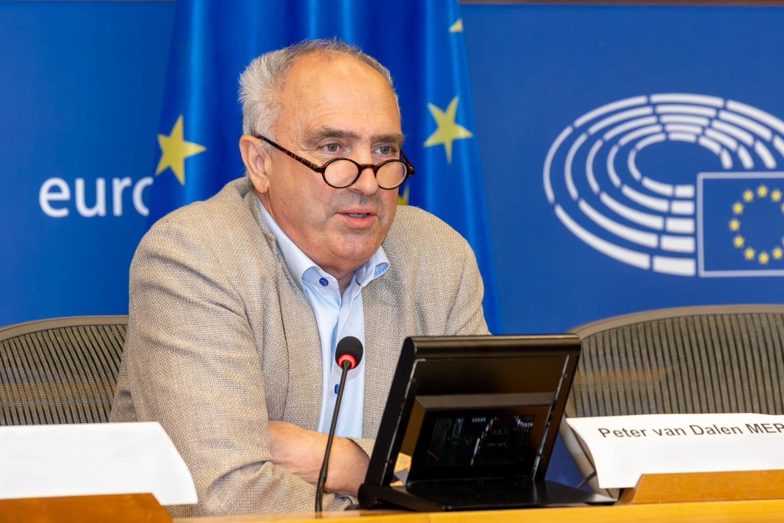 Les adieux du député européen Peter van Dalen au Parlement européen