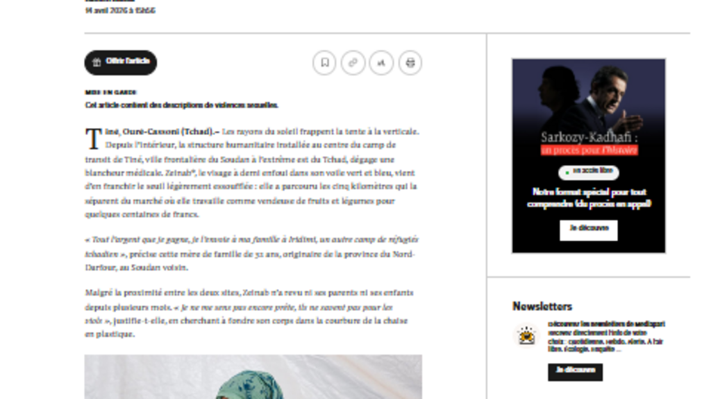 Au Soudan, le viol comme arme de guerre - Almouwatin.Com