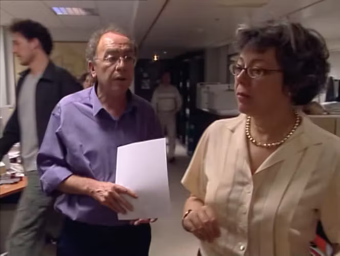 Jean-Louis Saux, au journal « Le Monde », le 21 avril 2002. Capture d’écran extraite du documentaire « Le Choc pour les Français. Le Pen au second tour », diffusé sur YouTube par la chaîne 100 % DOCS - Reportages & Documentaires.