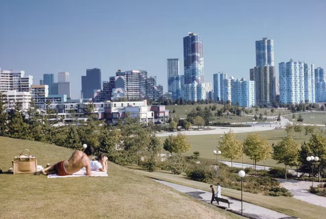Le parc André-Malraux, à Nanterre.
