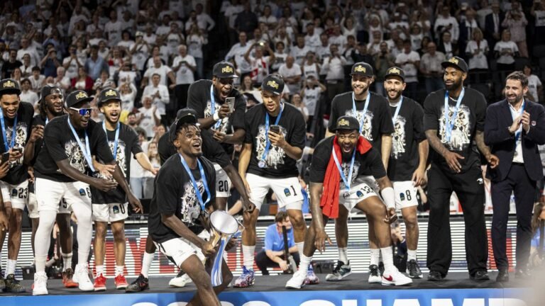 Basket : Bourg-en-Bresse remporte son premier titre européen en battant Besiktas en finale de l'Eurocoupe