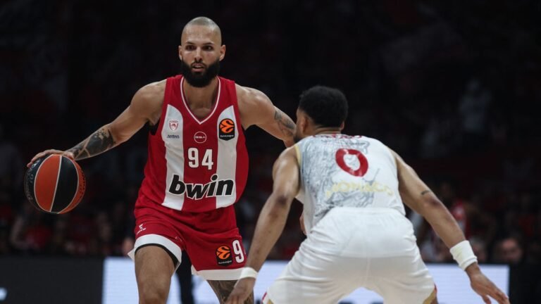 Basket : Monaco au bord de l'élimination après sa nouvelle défaite face à l'Olympiakos en quarts de finale d'Euroligue