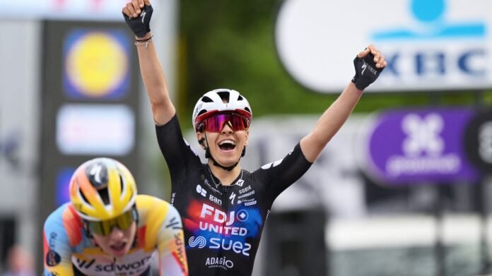 La jeune Française Célia Gery remporte la Flèche Brabançonne, sa première victoire chez les pros La jeune Française Célia Gery remporte la Flèche Brabançonne, sa première victoire chez les pros