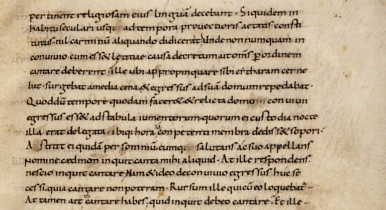 Le plus ancien poème anglais refait surface dans un manuscrit oublié