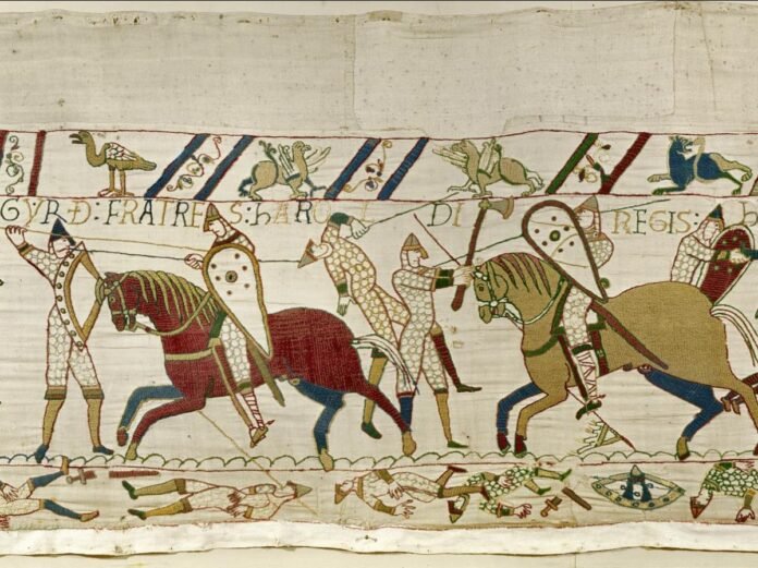 Extrait de la tapisserie de Bayeux