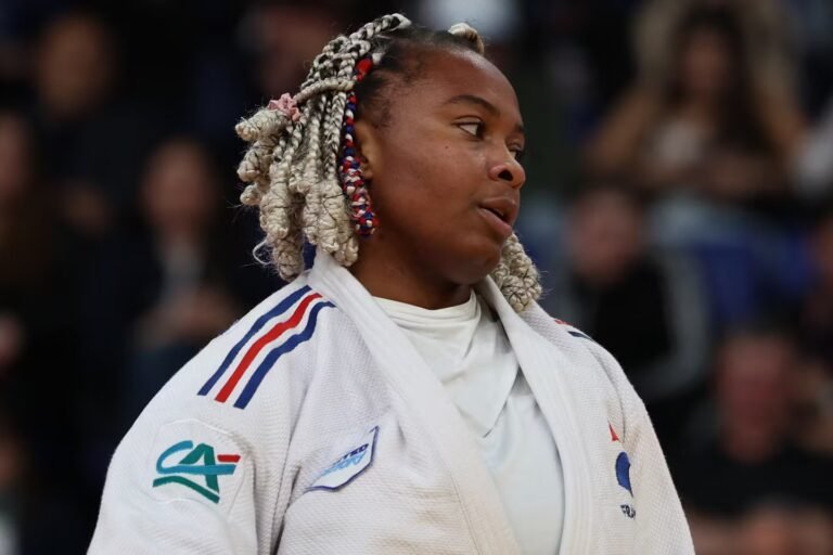 Romane Dicko, échoue à remporter un sixième titre de championne d’Europe de judo, mais se console avec la médaille de bronze
