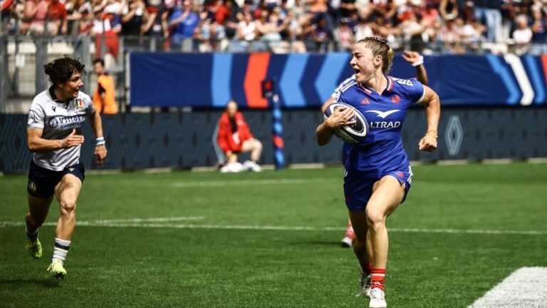 Six nations 2026 : l'ailière française Joanna Grisez victime d'une rupture du ligament croisé antérieur et forfait pour le reste du Tournoi, Teani Feleu appelée