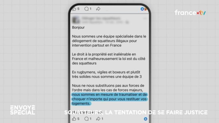 VIDEO. Squatteurs, la tentation de se faire justice