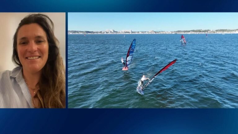 Windsurf : mère et championne, la Française Marion Mortefon est de retour en compétition