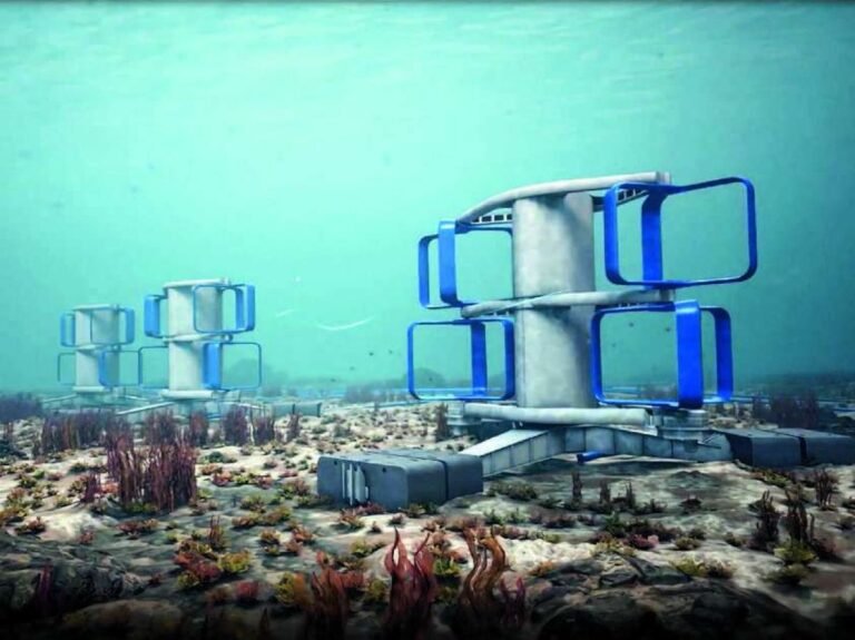 Sous la mer, les turbines du futur