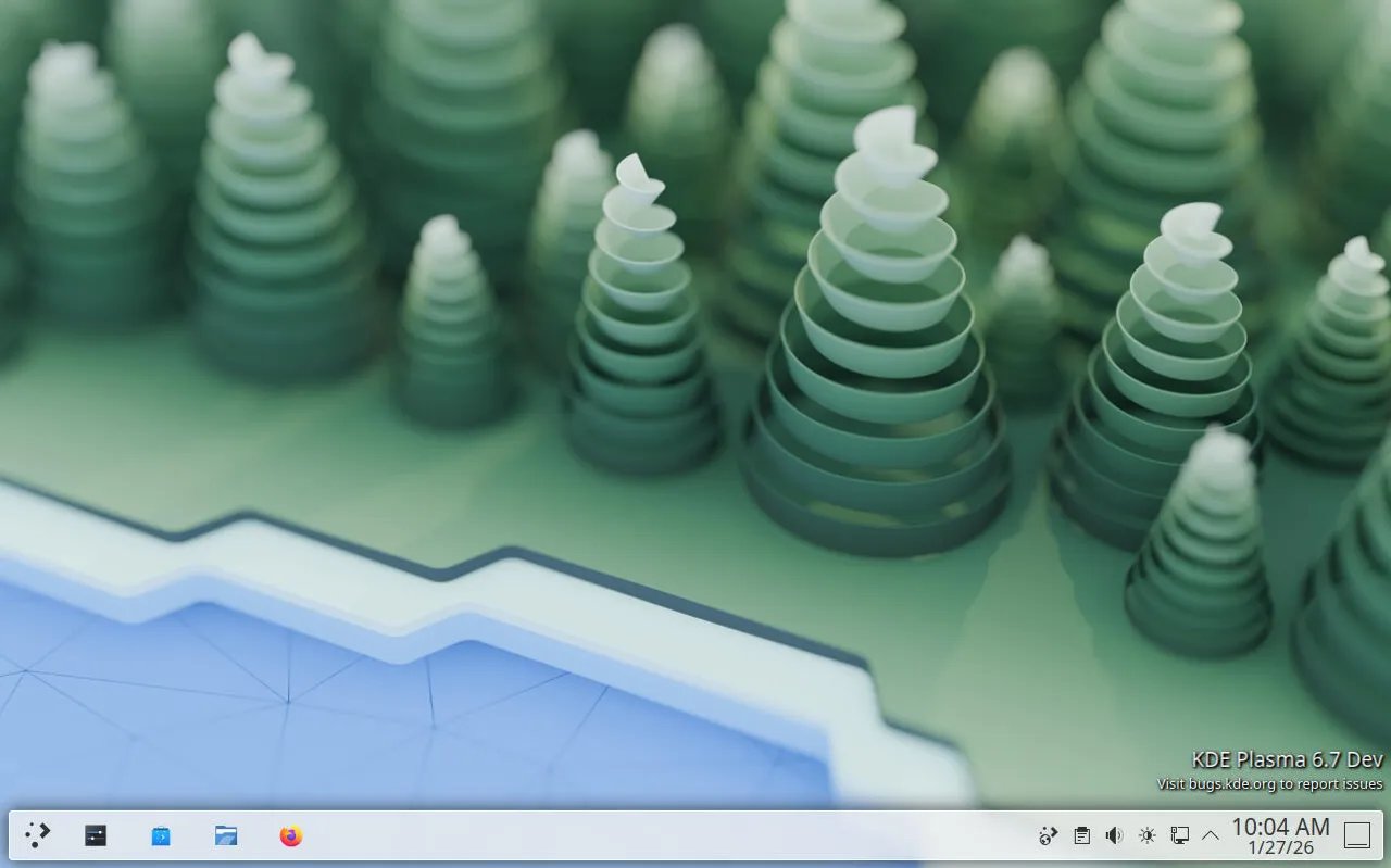 Bureau KDE Neon.