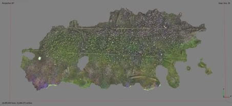 Maquette 3D préliminaire de l\'épave du Dannebroge, bataille de Copenhague