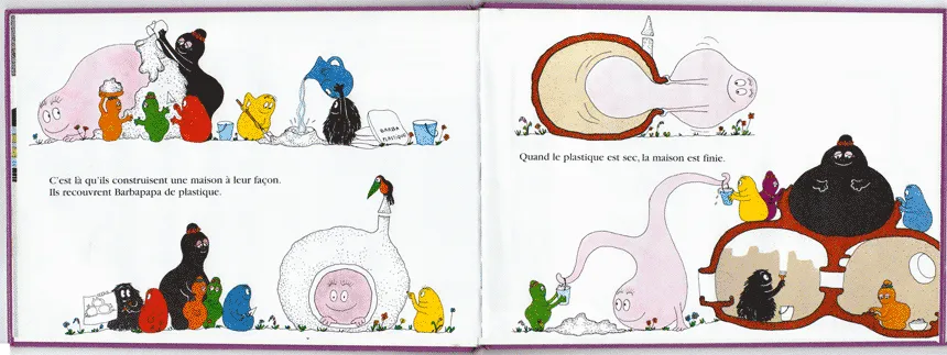 Extrait du livre “La maison de Barbapapa”