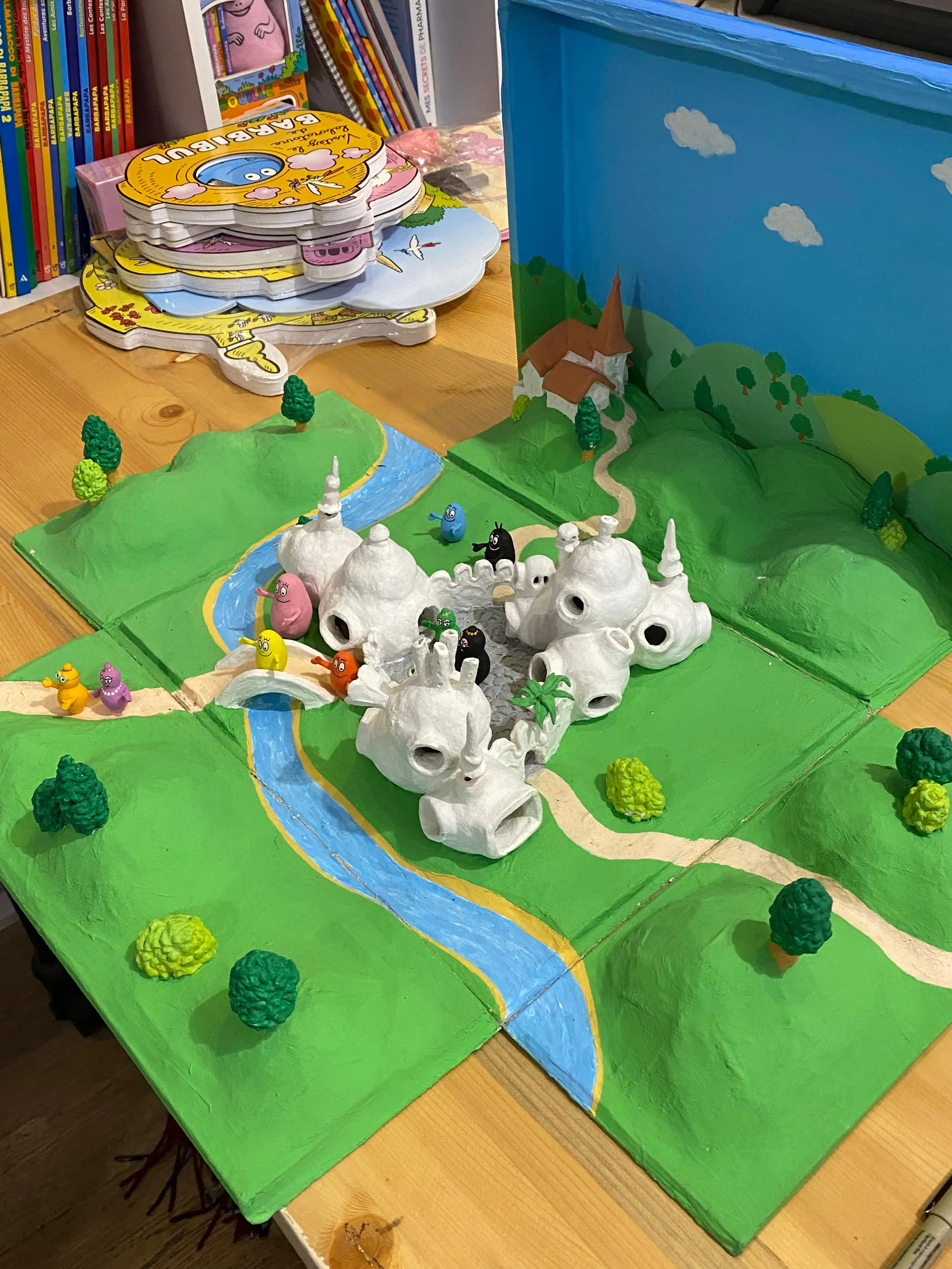 Maquette de la maison de Barbapapa