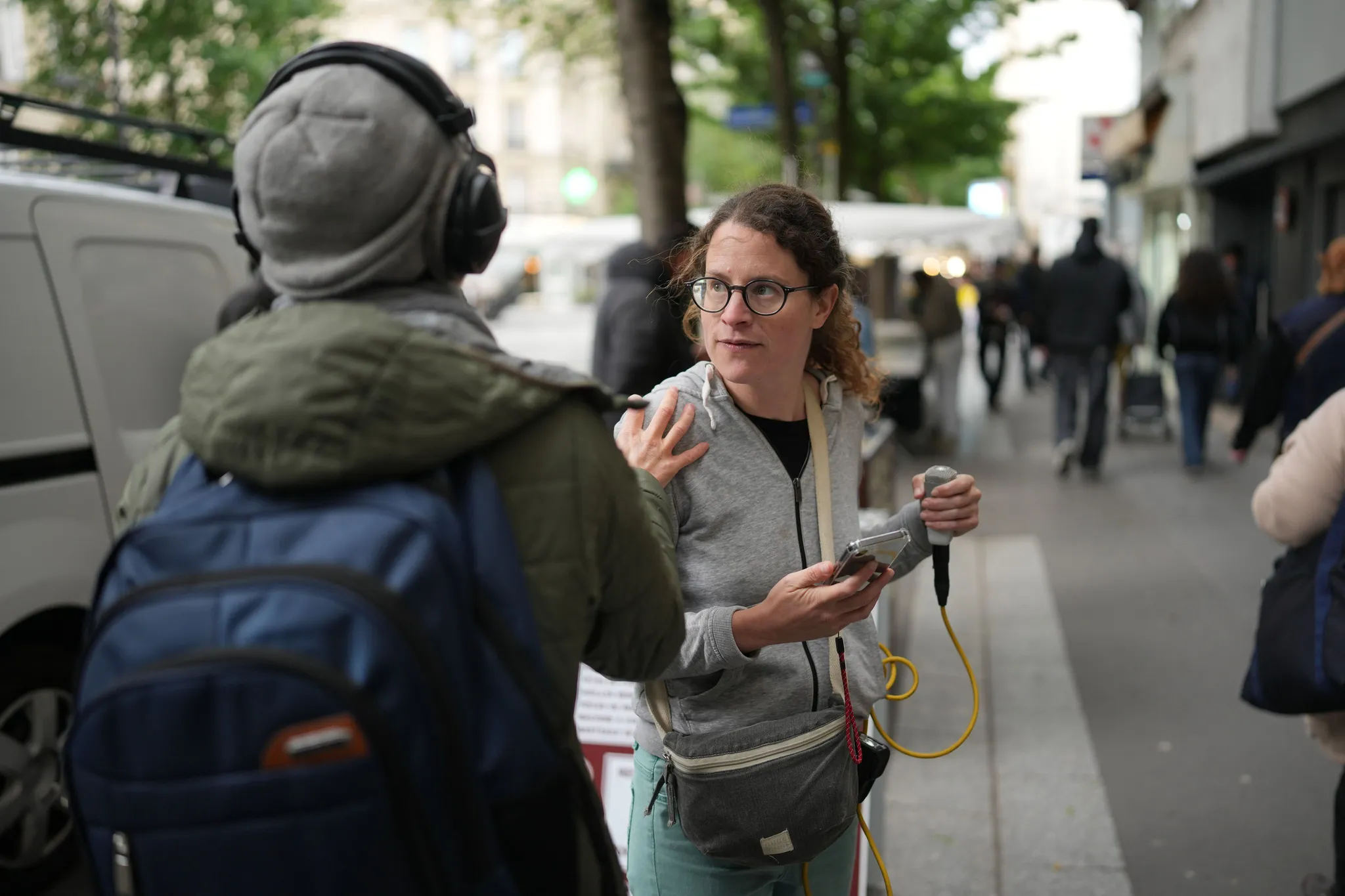 Enregistrement dans les rues de Paris de "Soit dit en passant"