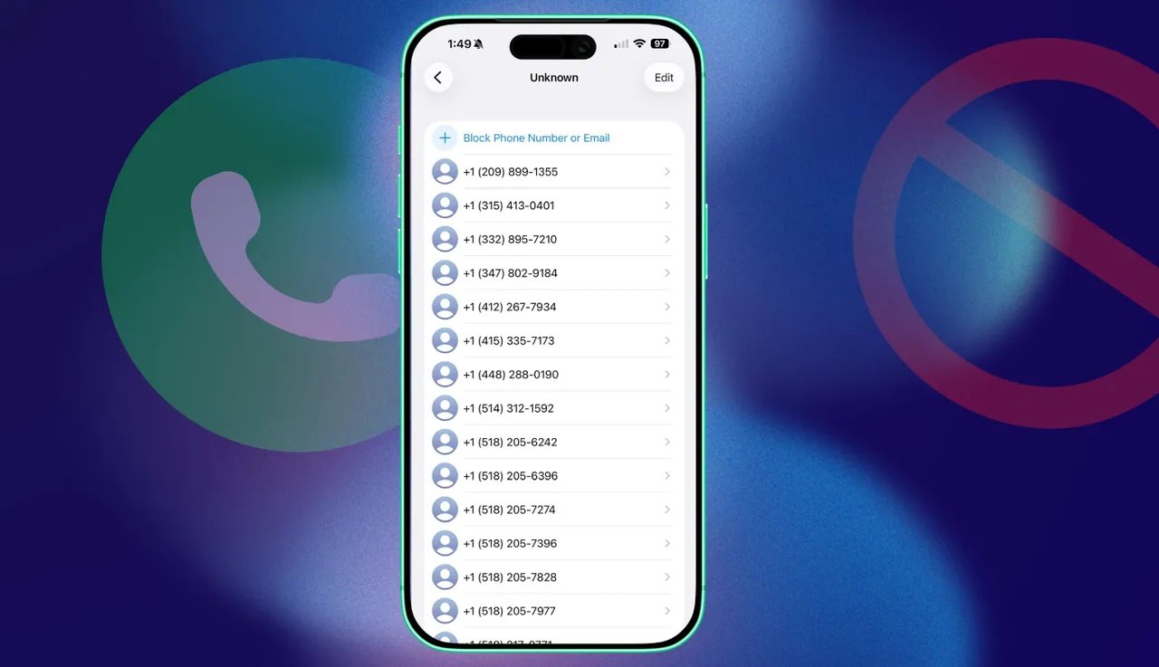 3. Consultez la liste des numéros bloqués