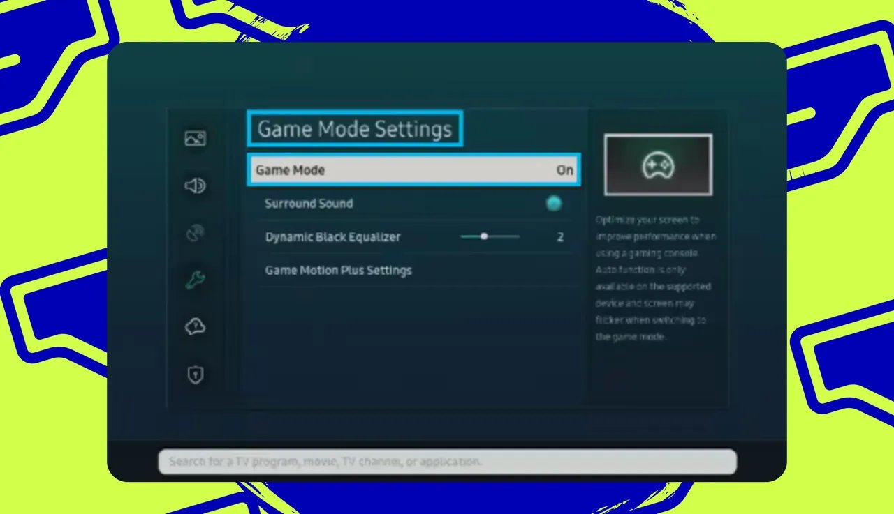 Choose a picture mode for inputs