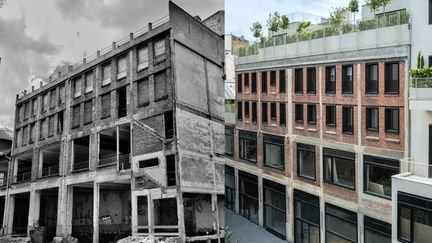 A Paris, au cœur du 7ème arrondissement, le projet « Beaupassage », a transformé, après quatre siècles de constructions, les anciens ateliers d’un garage Renault en nouveau lieu de vie mixte (logements et commerces). Franklin Azzi Architecture et B&B architectes. Paysagiste : Michel Devisgne. (Emerige)