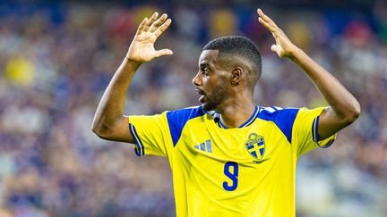 Alexander Isak avec la Suède face au Japon pendant la Coupe du monde, le 25 juin 2026, à Dallas. (SIPA)