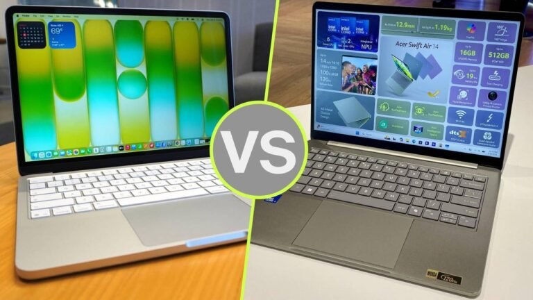 Acer Swift Air 14 vs. Apple MacBook Neo : il y a bien un vainqueur entre ces deux ordinateurs portables d'entrée de gamme