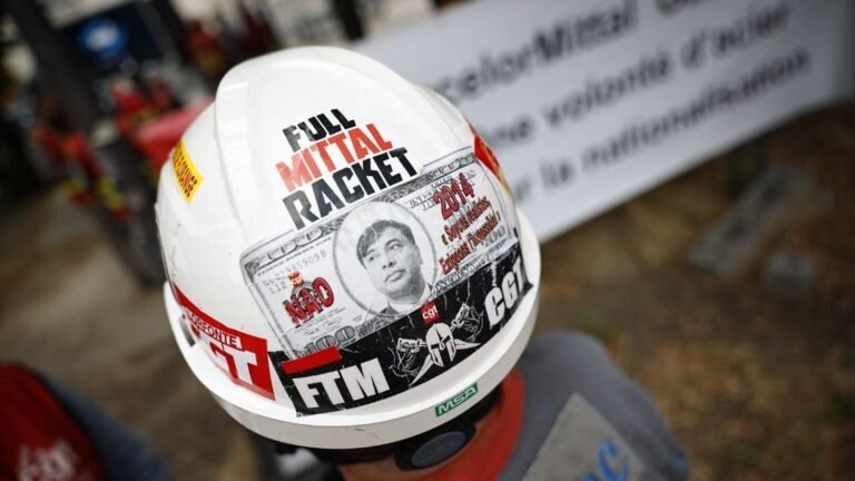 ArcelorMittal : une centaine de manifestants à Paris pour soutenir la proposition de loi visant à nationaliser le sidérurgiste