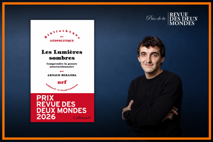 Arnaud Miranda reçoit le Prix de la Revue des Deux Mondes 2026 Arnaud Miranda reçoit le Prix de la Revue des Deux Mondes 2026