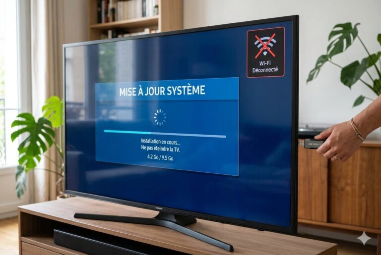 Coupe du Monde 2026 : Écran noir ou bug de l'application en plein direct ? Mettez à jour votre TV par USB (même sans Wi-Fi)