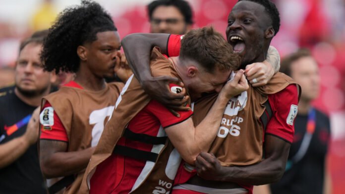 Coupe du monde 2026 : Premier point historique pour le Canada Coupe du monde 2026 : Premier point historique pour le Canada
