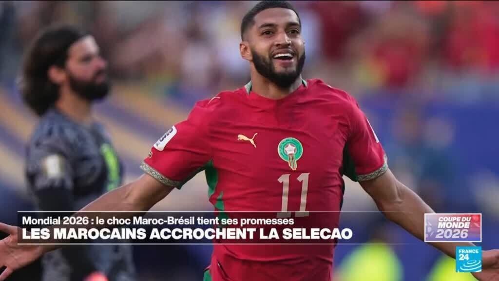 Mondial 2026 : le Maroc tient tête au Brésil
