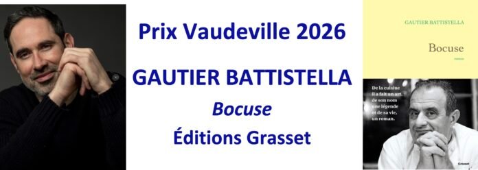 Gautier Battistella reçoit le Prix Vaudeville 2026 pour Bocuse