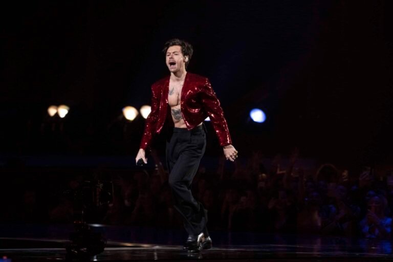 Harry Styles s'étouffe avec de l'eau et s'effondre sur scène pendant un concert en pleine canicule