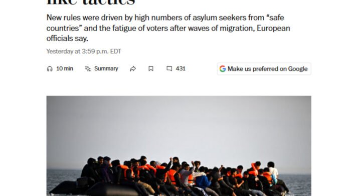 Immigration: "L'UE dans les pas de Donald Trump ?" Immigration: "L'UE dans les pas de Donald Trump ?"