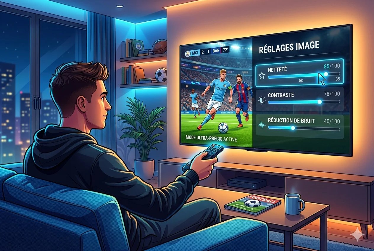 J'ai modifié ces 5 paramètres de ma TV pour transfigurer l'image des matchs et éliminer le flou