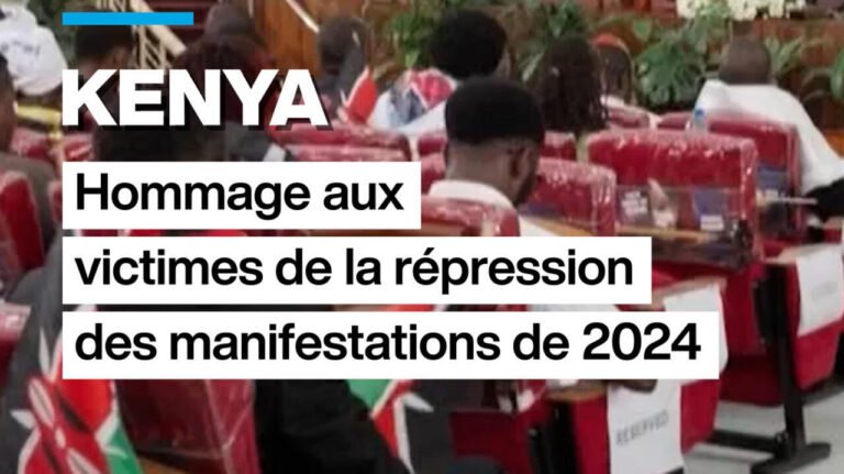Kenya : hommage aux victimes de la répression des manifestations de juin 2024