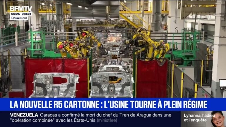 L'usine de Renault Douai tourne à plein régime pour l'assemblage de la R5