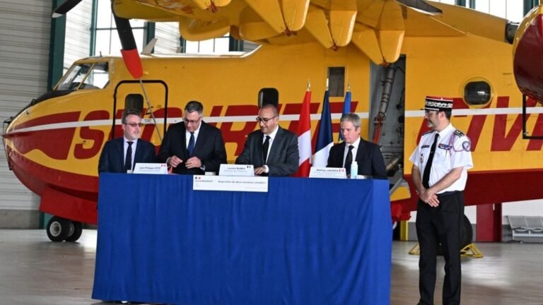 La France commande deux nouveaux Canadair pour faire face aux feux de forêt, livraison estimée à 2032