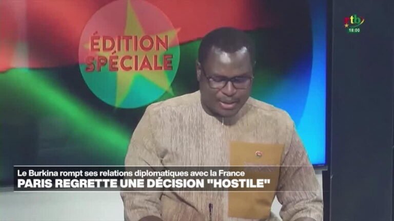 Le Burkina rompt ses relations diplomatiques avec la France, Paris regrette une décision "hostile"