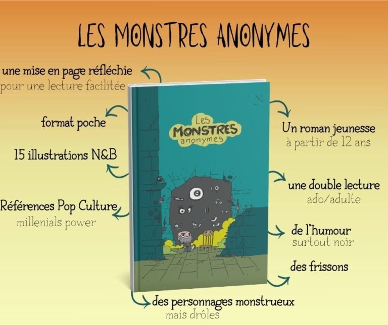Les Monstres Anonymes : un roman ado entre humour et frissons