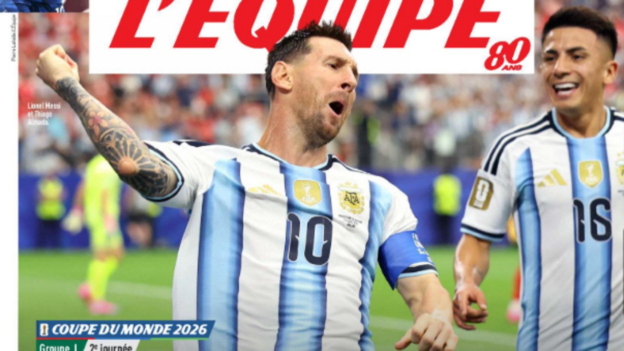 Lionel Messi, "maître du monde"