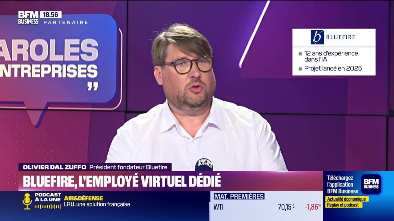 Olivier Dal Zuffo (Bluefire) : Bluefire, l'employé virtuel dédié – 27/06 Olivier Dal Zuffo (Bluefire) : Bluefire, l'employé virtuel dédié – 27/06
