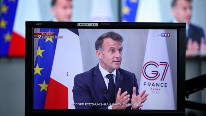 Réouverture du détroit d'Ormuz, prix des carburants, affaire Lyhanna… Ce qu'il faut retenir de l'interview d'Emmanuel Macron en marge du G7 Réouverture du détroit d'Ormuz, prix des carburants, affaire Lyhanna… Ce qu'il faut retenir de l'interview d'Emmanuel Macron en marge du G7