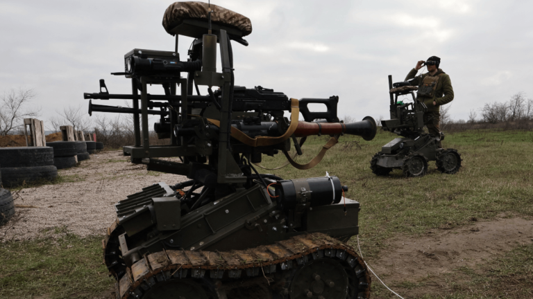 Sur le front ukrainien, les drones terrestres changent les règles de la guerre