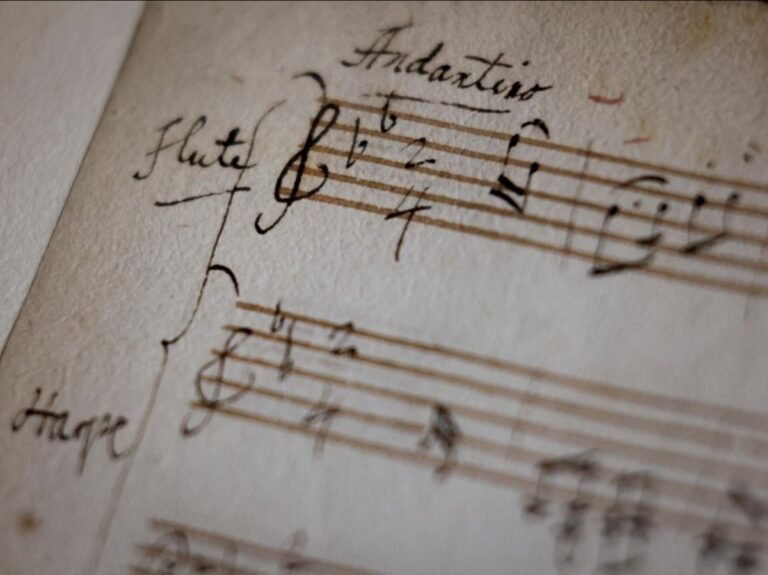 Un manuscrit inédit de Mozart, petit trésor mis en musique à Paris
