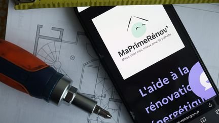 Le logo du site "Ma Prime Renov'". (MAXPPP)