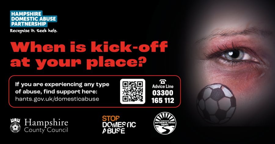 Campagne de sensibilisation du «Partenariat du Hampshire contre la violence domestique». | Conseil du comté de Hampshire (sud de l'Angleterre)