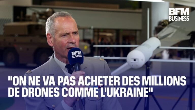 "On ne va pas acheter des millions de drones comme l'Ukraine"