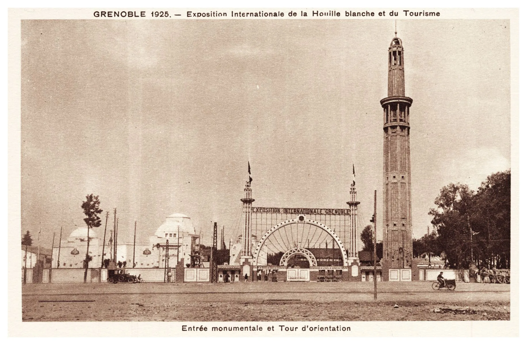 Pour l'exposition internationale de 1925 à Grenoble, la tour Perret était "un repère dans la ville", avec 1,2 million de visiteurs.